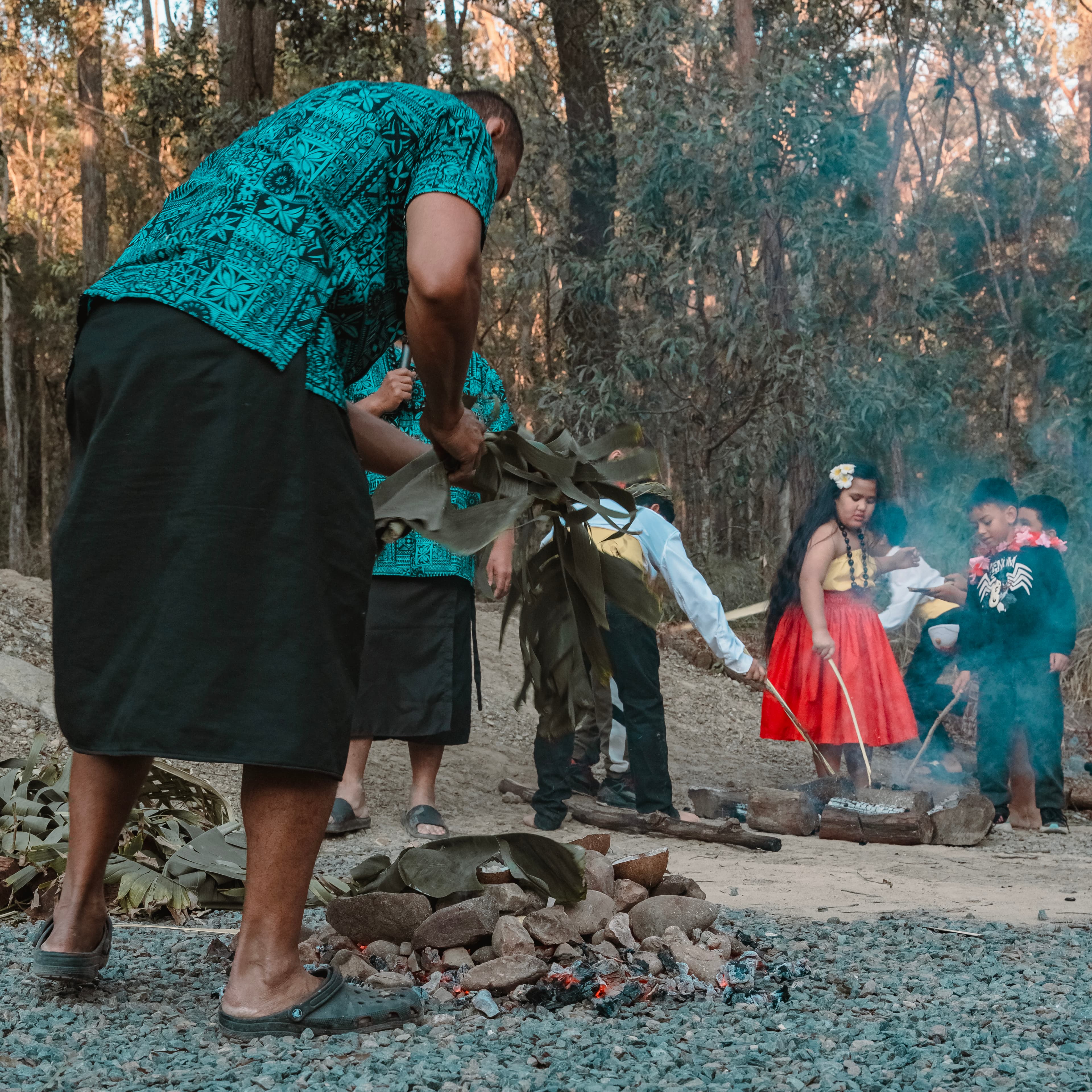 Traditional Luau Food
