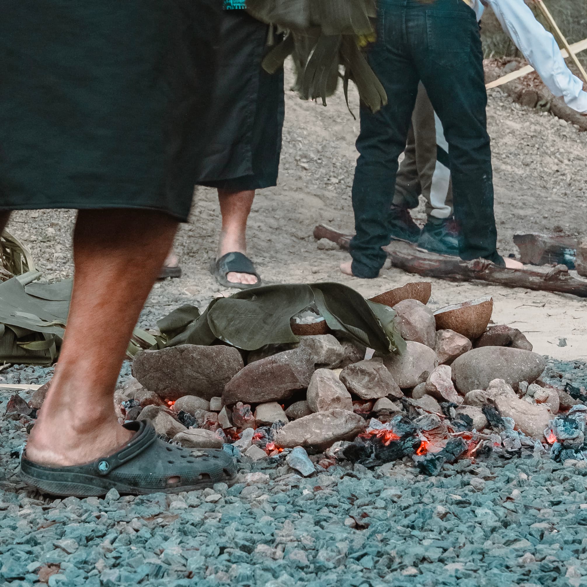Luau Feast Preparation